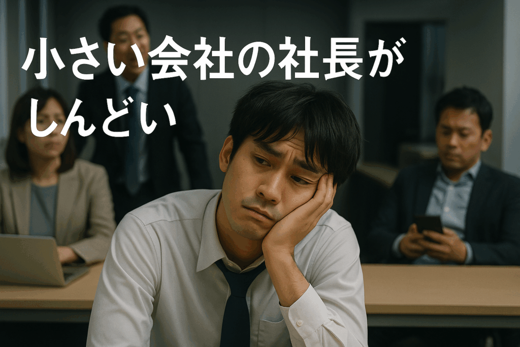小さい会社の社長が嫌すぎる